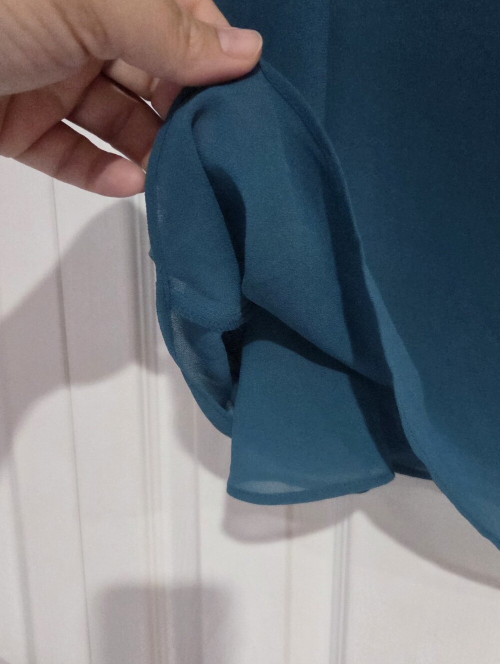 Persona By Marina Rinaldi Dark Teal Baltico Sleeveless Lined Blouse Size 20W 29 - Picture 8 of 8